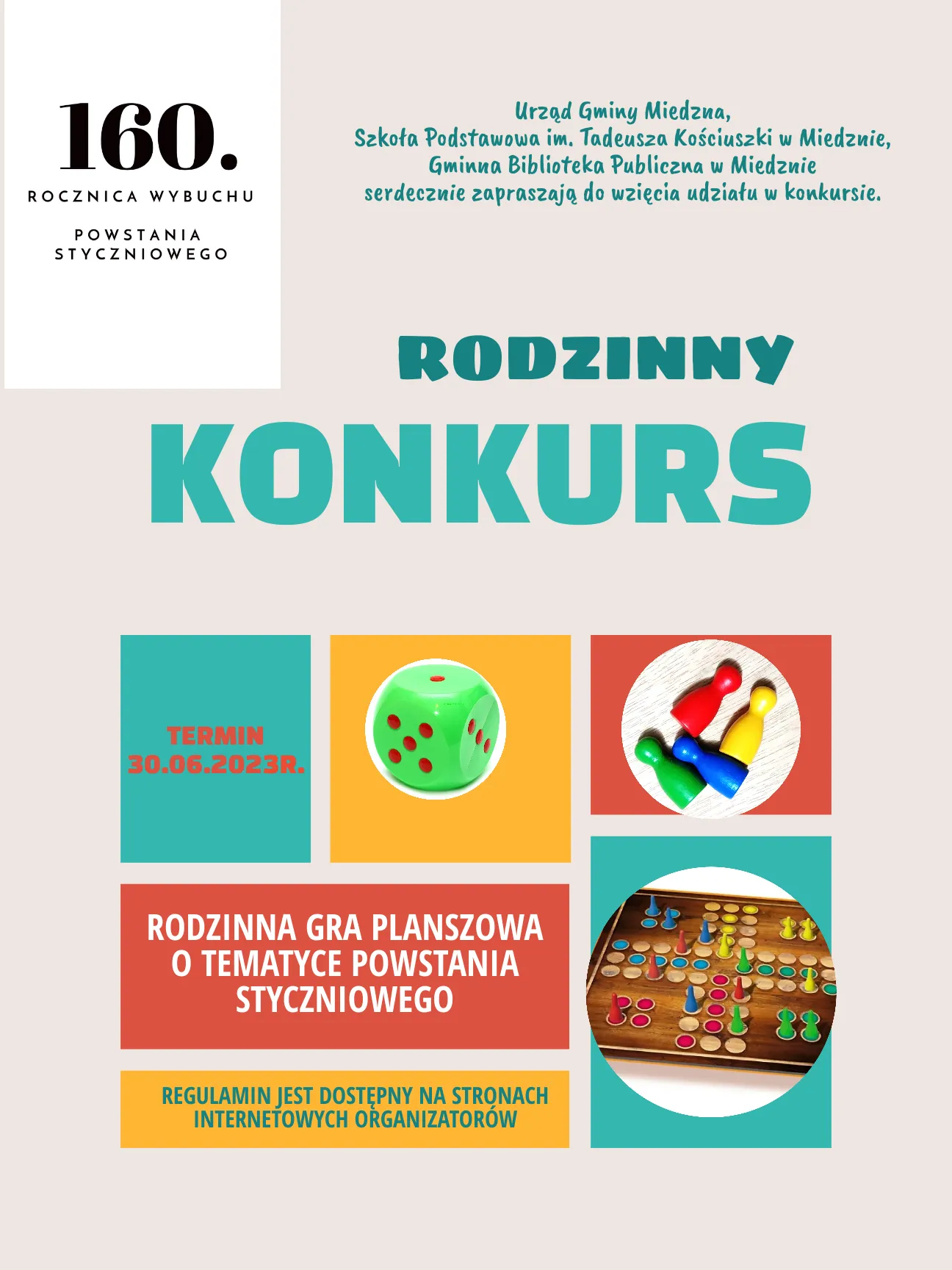 160. rocznica powsania wybuchu styczniowego – konkurs rodzinny